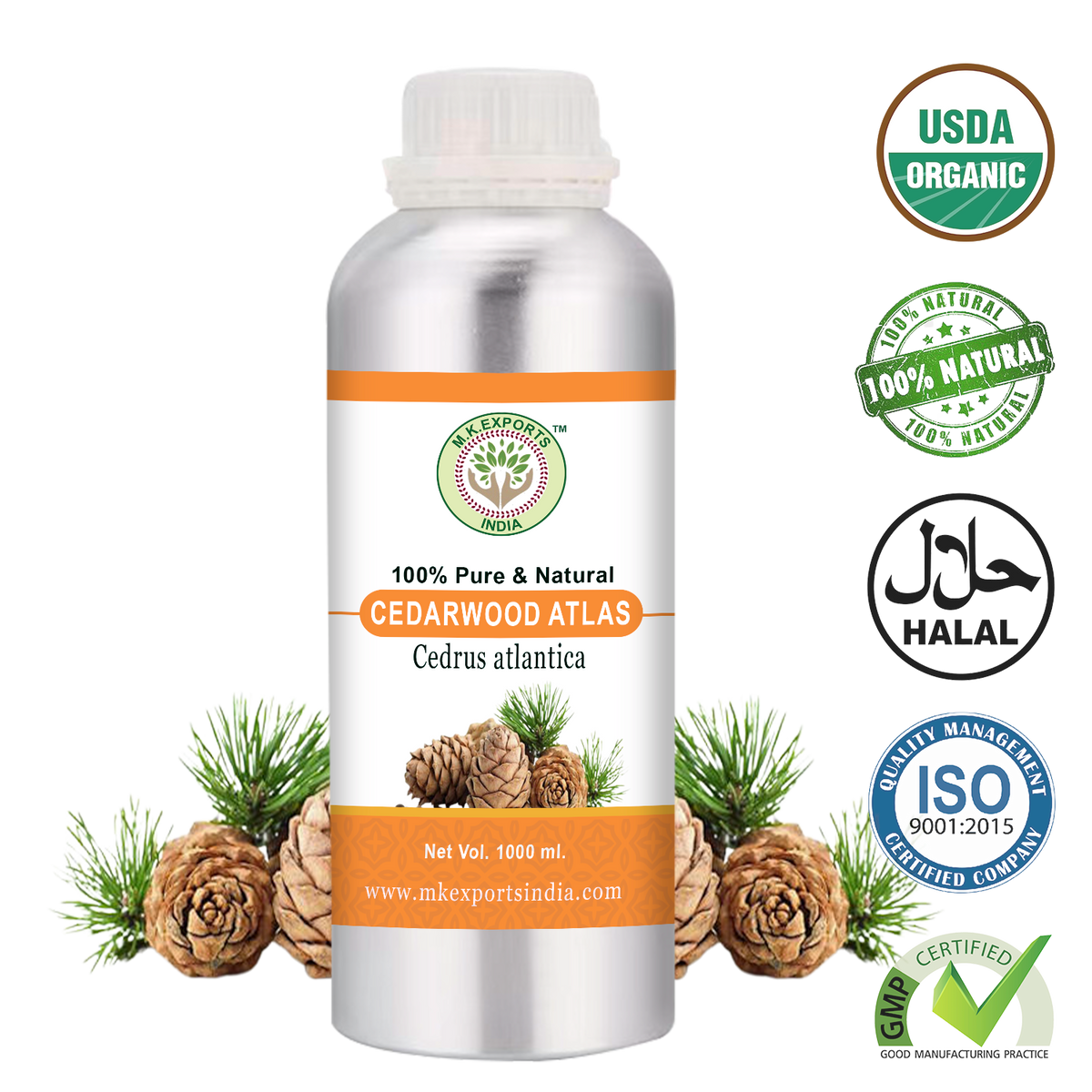 Cedarwood Oil Atlas - MK Exports India