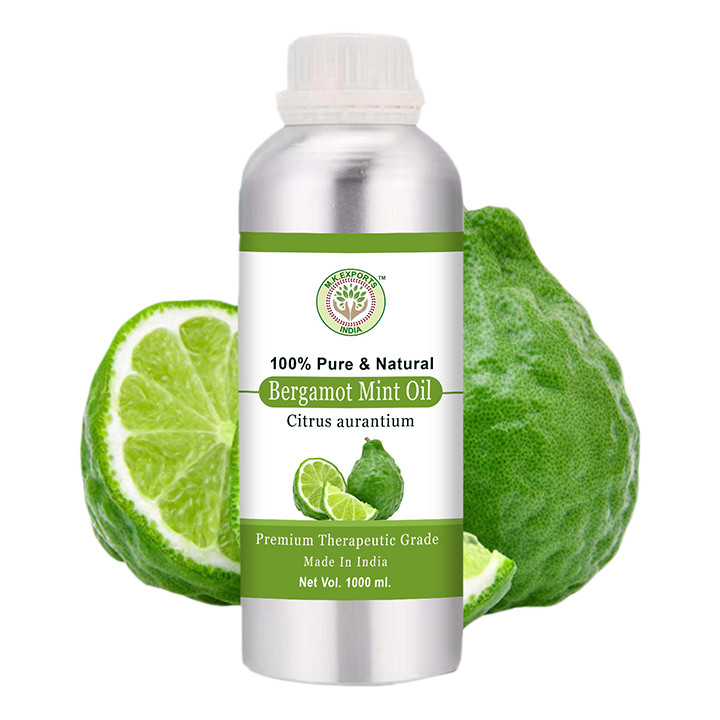 Bergamot Mint Essential Oil for Cosmetic And Pharma uses hair oil 