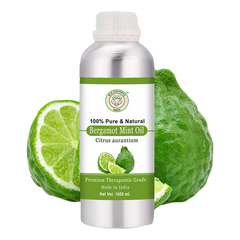 Bergamot Mint Essential Oil for Cosmetic And Pharma uses hair oil 
